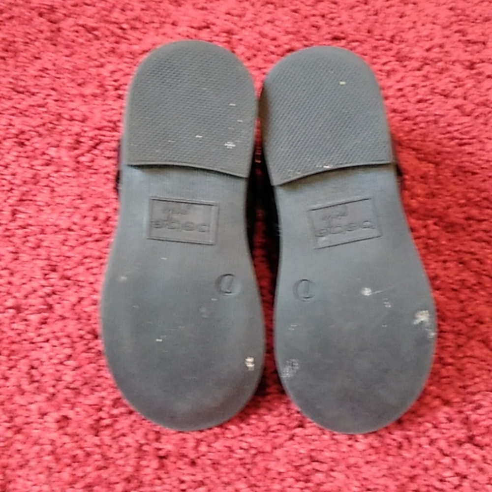 bebe girls Black Ankle Boots with Bling. Toddler Sz 7. - Picture 10 of 12